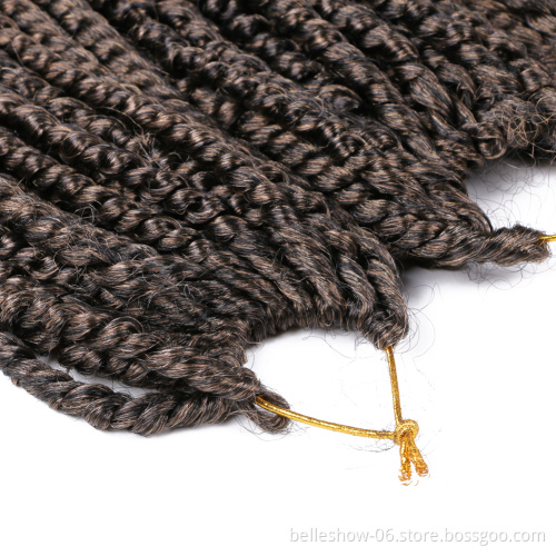 Hot sell 18inch 22 strands  new fashion freetress Hair Crochet Braid Braids for afro women  Pre Twisted Passion Twist Hair